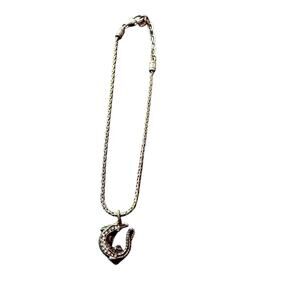 Brighton Silver Tone Alligator Charm  Ankle Bracelet